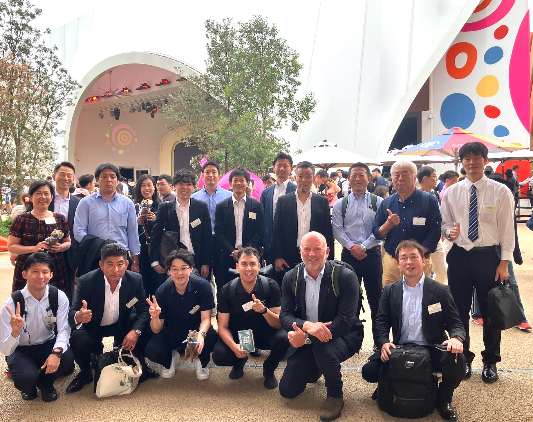 Group Photo at Australia Pavilion